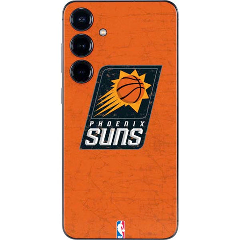NBA Phoenix Suns Distressed Galaxy S25 Skin